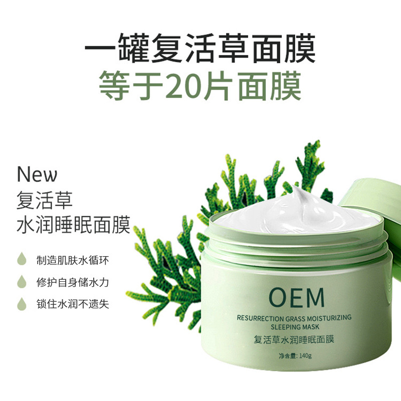 雅蝶_复活草睡眠面膜OEM